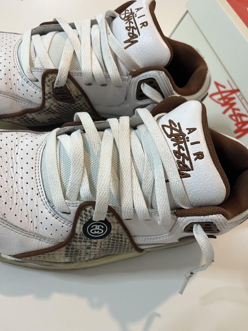 Nike Air Stussy ホワイト/ブラウン スニーカー