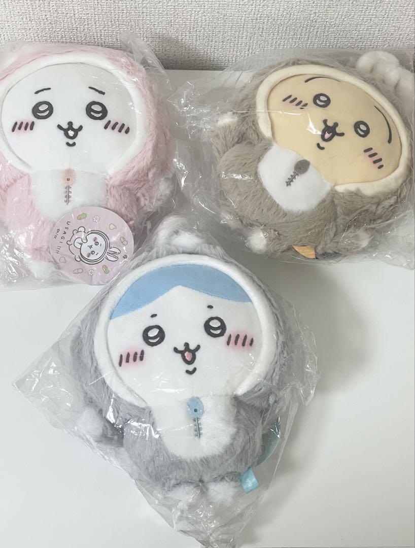 ちいかわ　ハッピーバック　ぬいぐるみ3点 ちいかわ ハッピーバッグ2023 干支ぬいぐるみ 3体セット