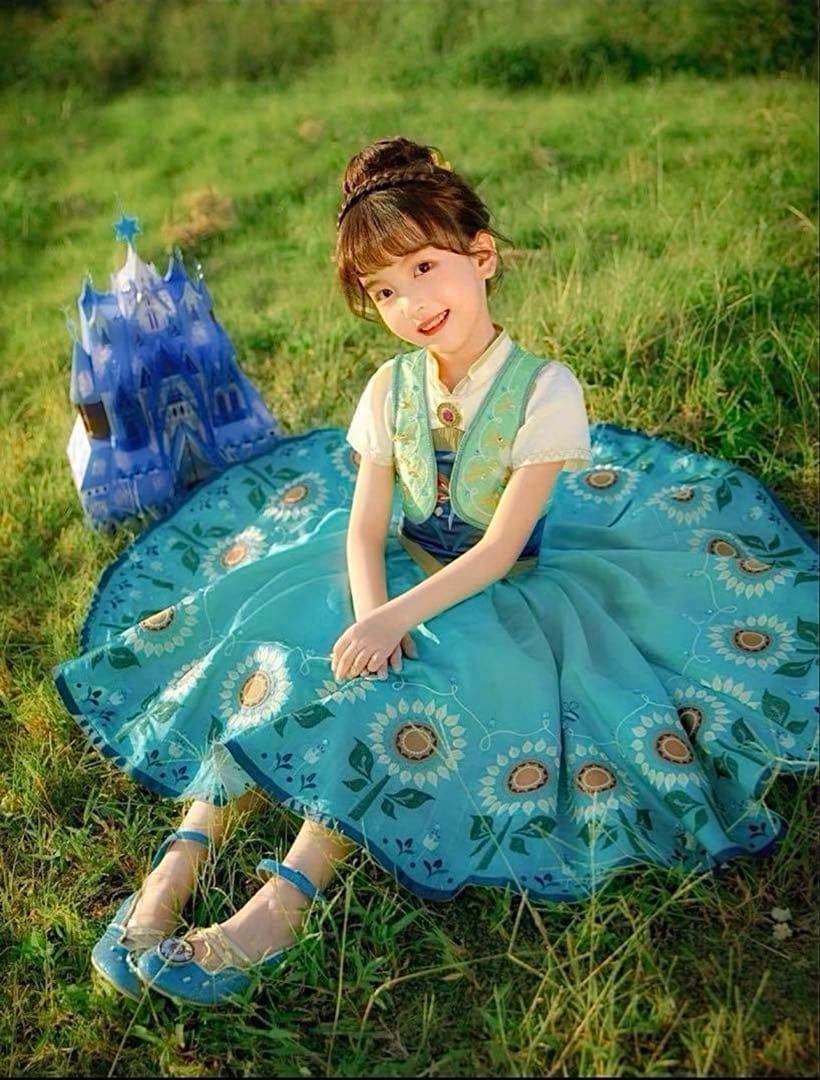 即納　ディズニー　アナと雪の女王/エルサのサプライズ　キッズ服　ドレス
