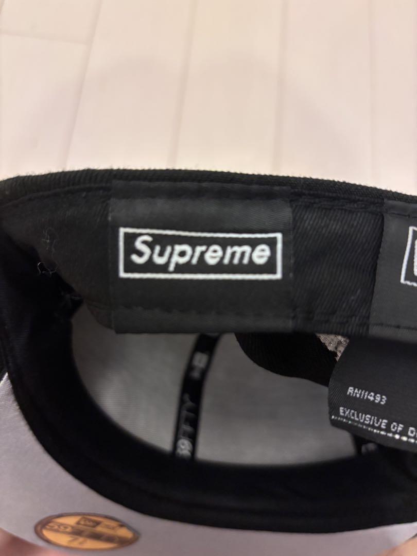 Supreme box logo ベースボールキャップ ブラック