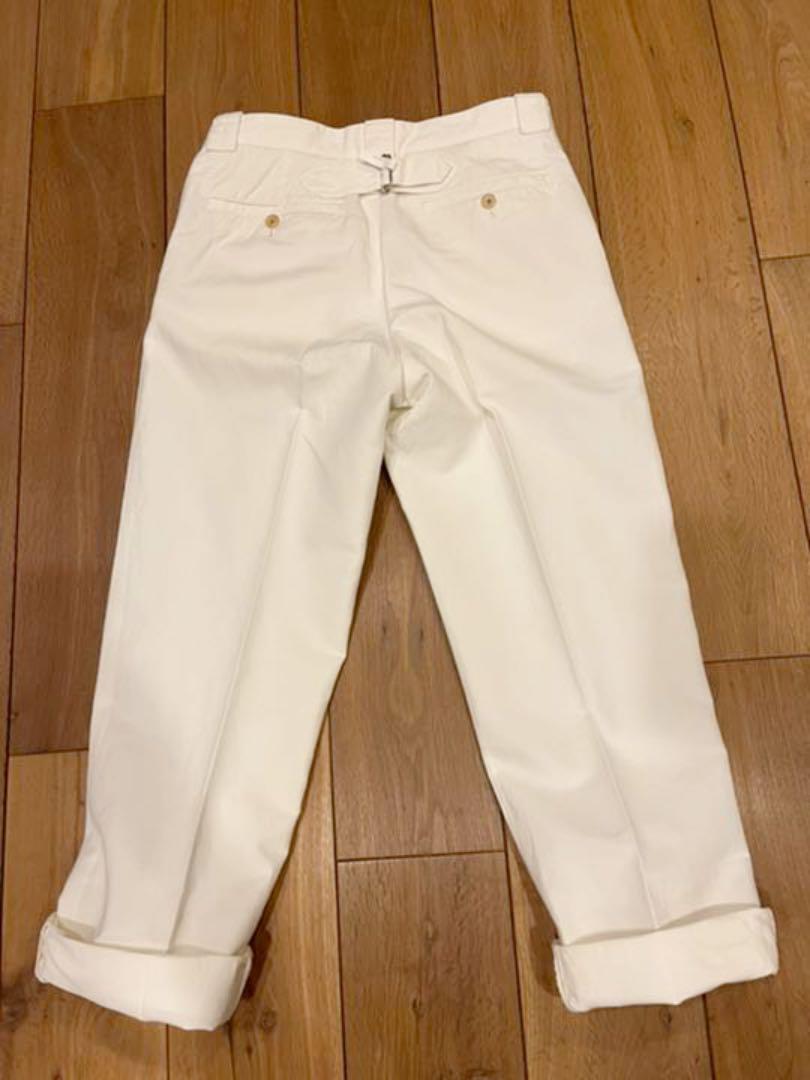 パンツでカ⊖ 美品 マーガレットハウエル リネン✖️コットンパンツ Q9fw3-m54596714222 3回着用 わせている