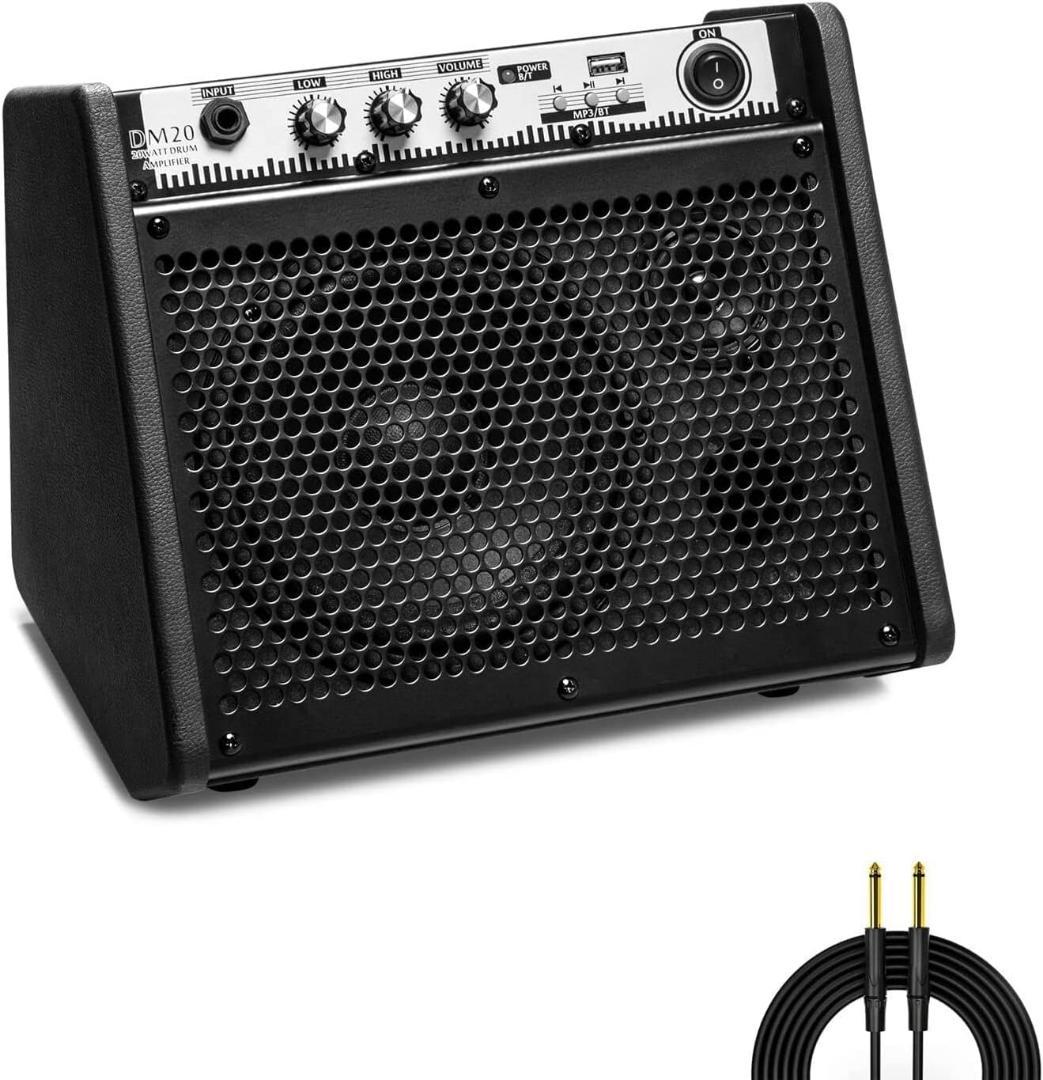 アンプ　DM20 20W BT パーソナルモニターアンプ　ドラムアンプスピーカー