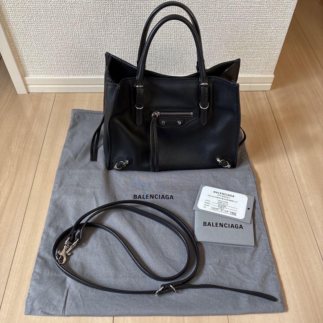 ✳︎正規品BALENCIAGA ペーパーミニ バック✳︎ 楽天市場】バレンシアガ トートバッグ ペーパー ミニ A4 ジップ