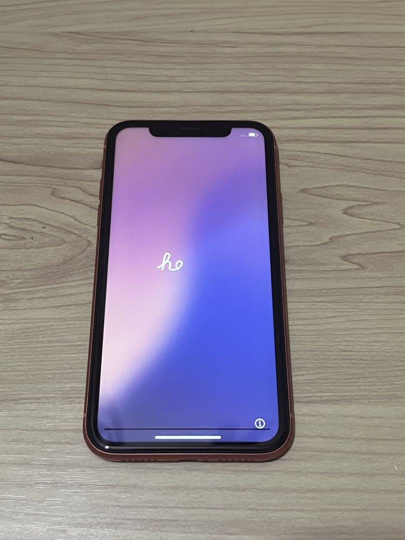 ジャンク iPhone XR 64GB コーラル Apple版SIMフリー