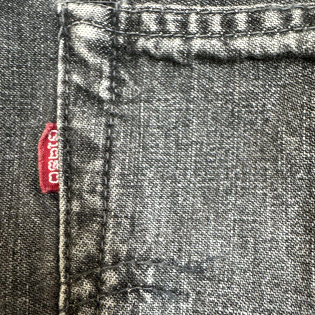 Levi's ダークグレー デニムショートパンツgallery1950