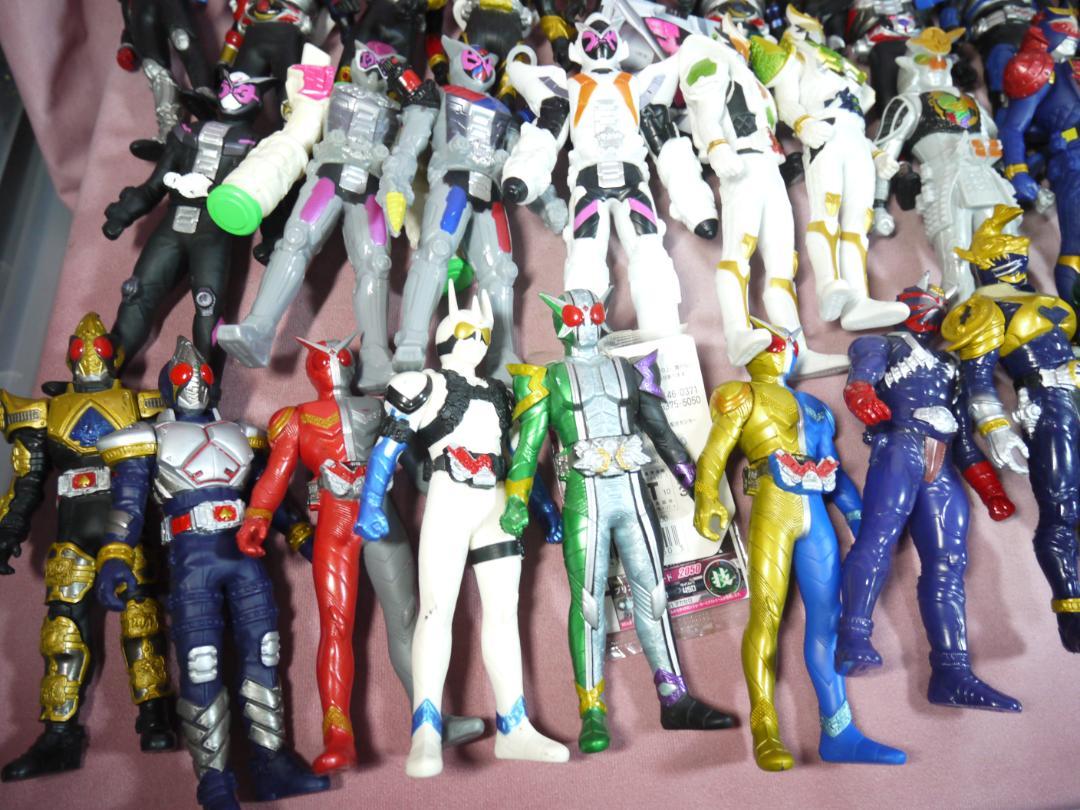 ネット限定お買い得商品 - ショップチャンネル ライダーヒーローシリーズ ソフビ94体 ビルド・ジオウ・鎧武など 特撮