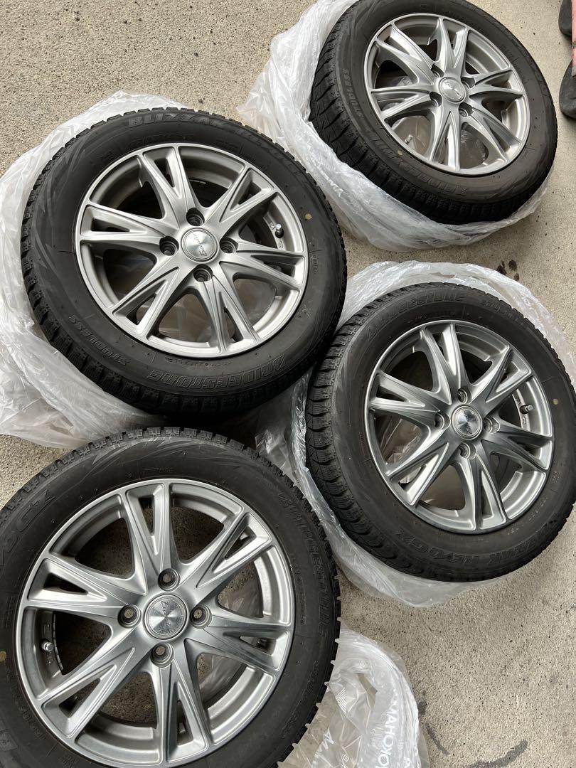 155/65R14ホイール4本セットブリヂストンスタッドレス