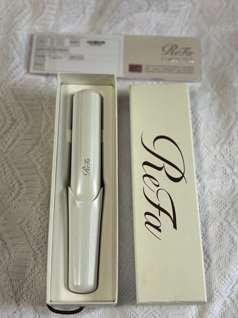 【美品】ReFa リファ ビューテック フィンガー アイロン ホワイト