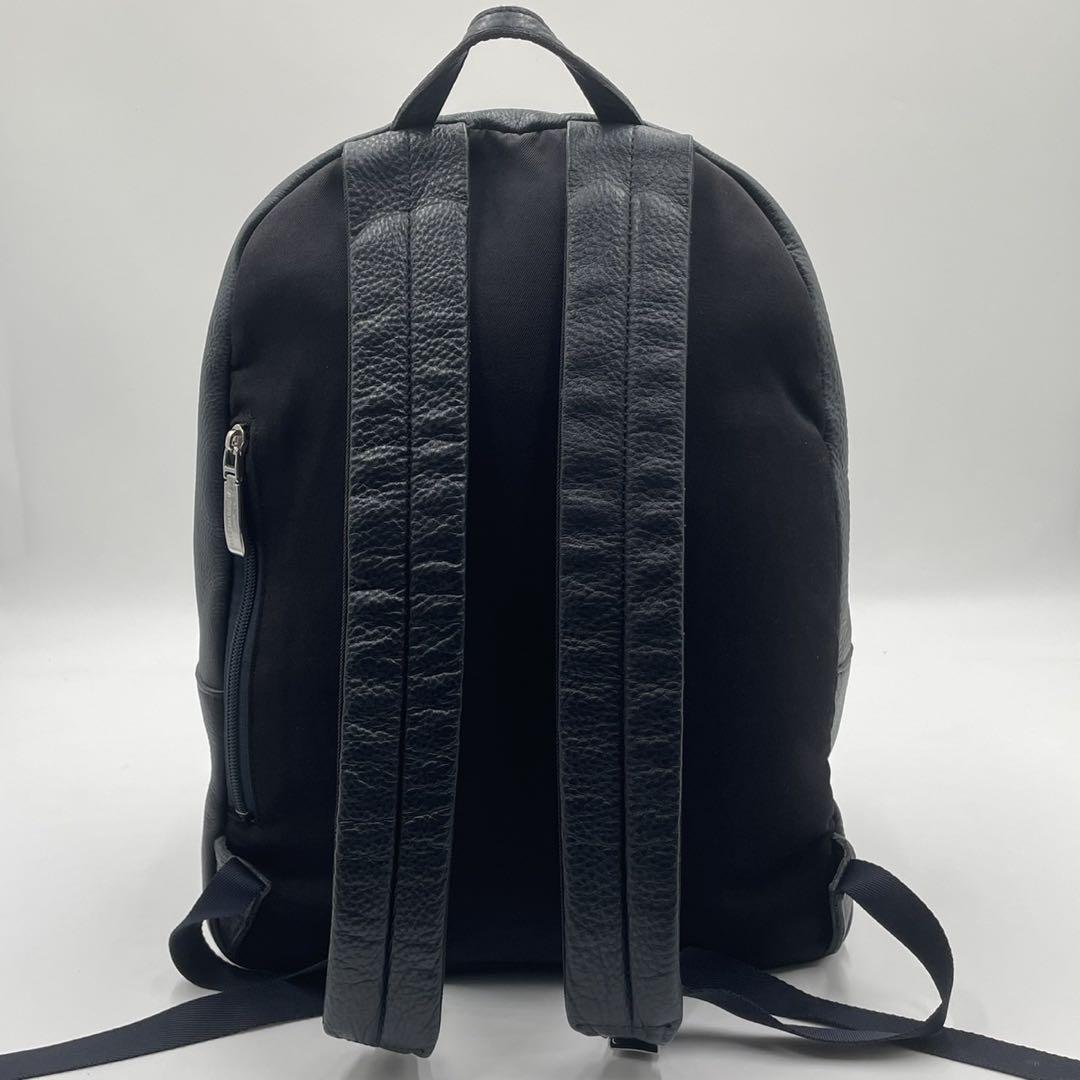 ペッレモルビダ バックパック レザー ネイビー リュック シボ革