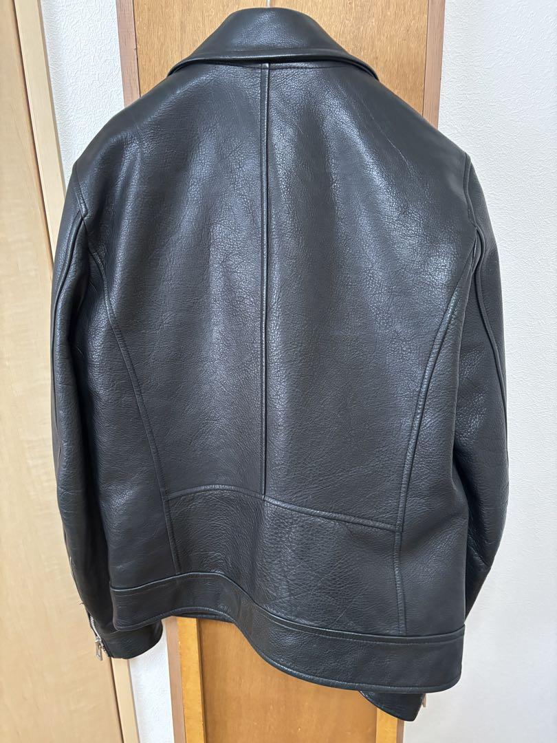 ポールスミス Paul Smith 牛革 M ダブルライダースレザージャケット