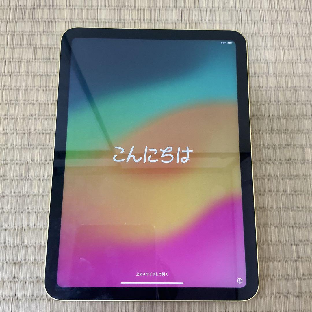 Apple iPad 本体イエロー 第10世代 wi-fi モデル 64GB