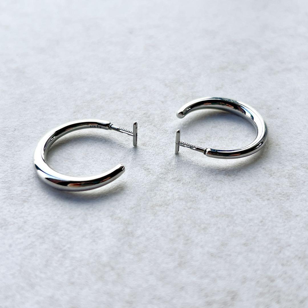 BAQLESS ピアス Embrace Sublime Large Silver
