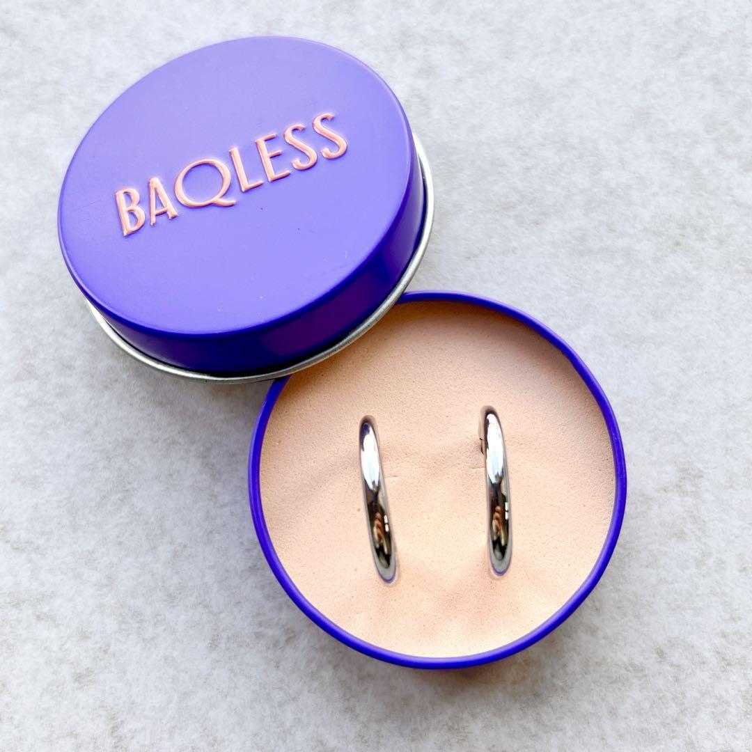 BAQLESS ピアス Embrace Sublime Large Silver