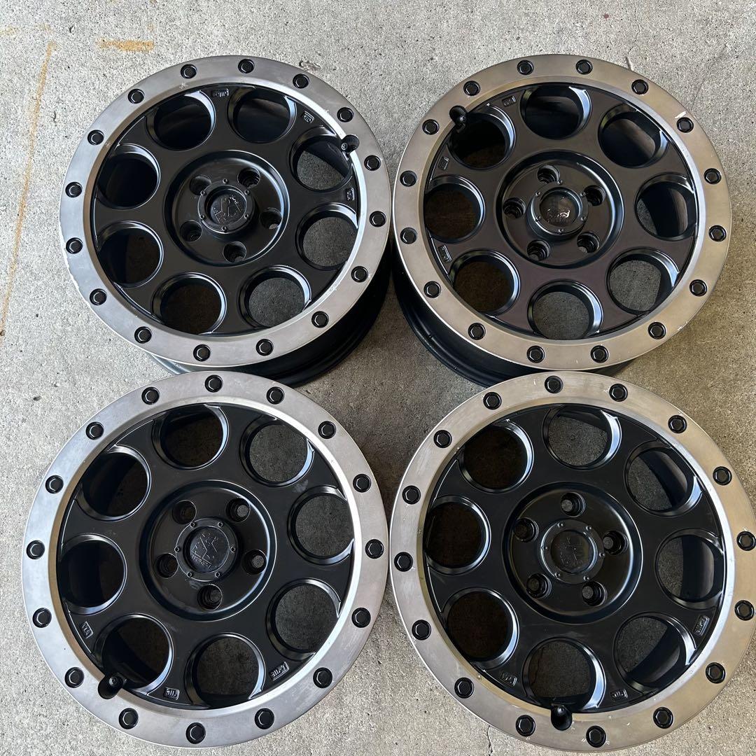 中古アルミ16X7.0　MLJ　エクストリームJ　XJ03　デリカなどに