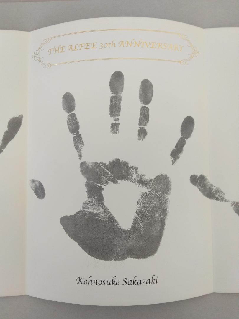 【本日限定値引】THE ALFEE　手形　30th Special Memory レア】THE ALFEE 手形 30th Special Memory