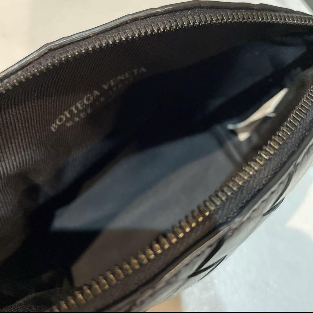 ★送料込★Bottega Veneta  イントレチャートミニポーチ Bottega Veneta ブラック イントレチャートミニポーチ - メルカリ
