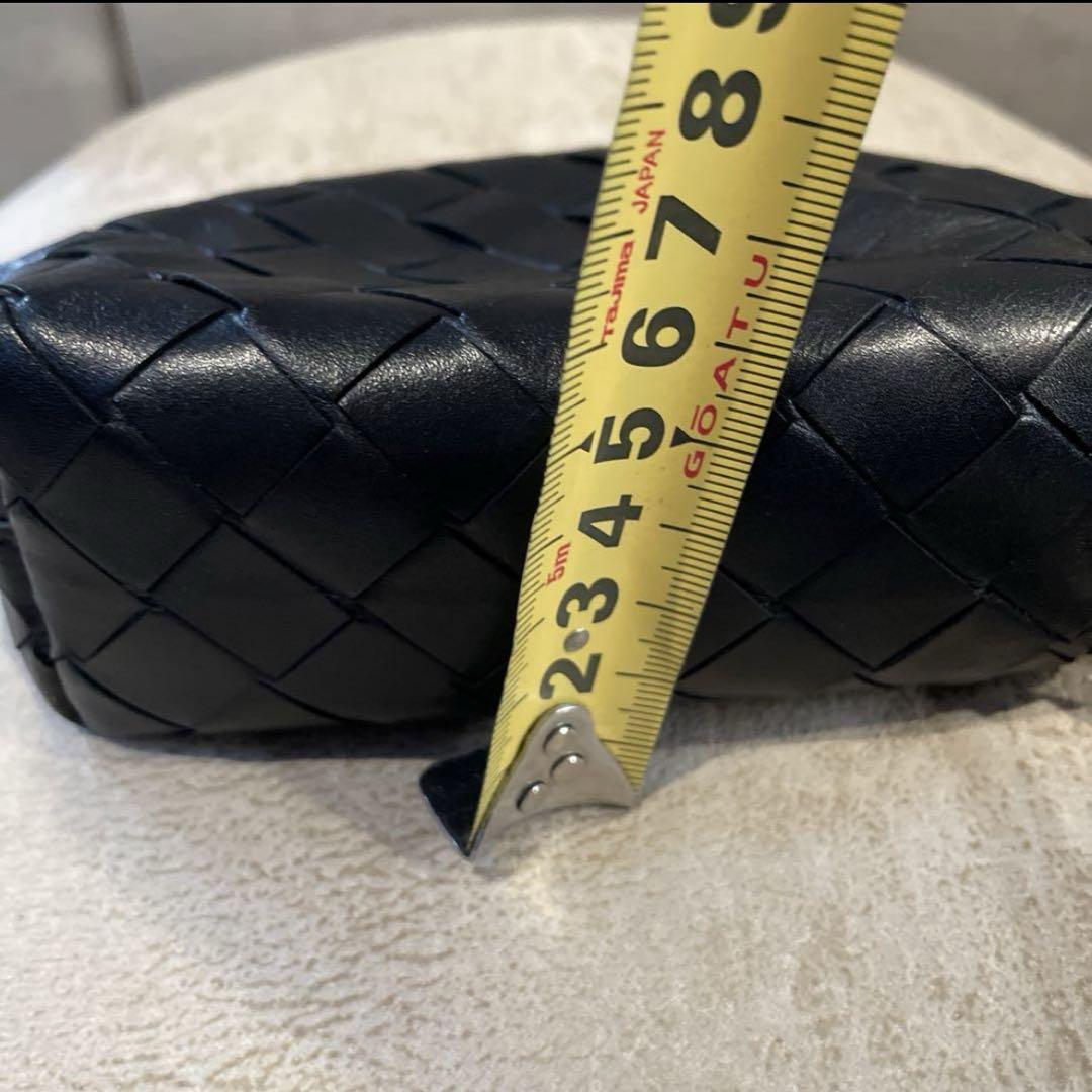 ★送料込★Bottega Veneta  イントレチャートミニポーチ Bottega Veneta ブラック イントレチャートミニポーチ - メルカリ