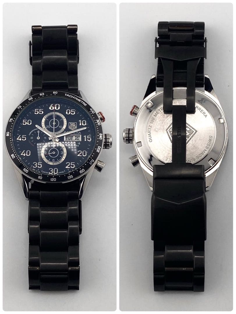 【未使用に近い】タグホイヤー カレラ キャリバー16 自動巻き 腕時計 稼働品