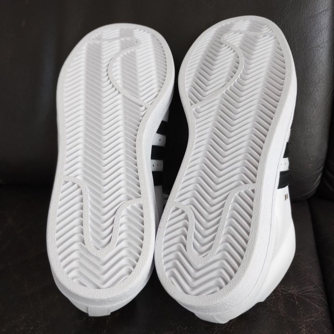 未使用タグ付 adidas PRO MODEL 天然皮革 ミドルカットスニーカー