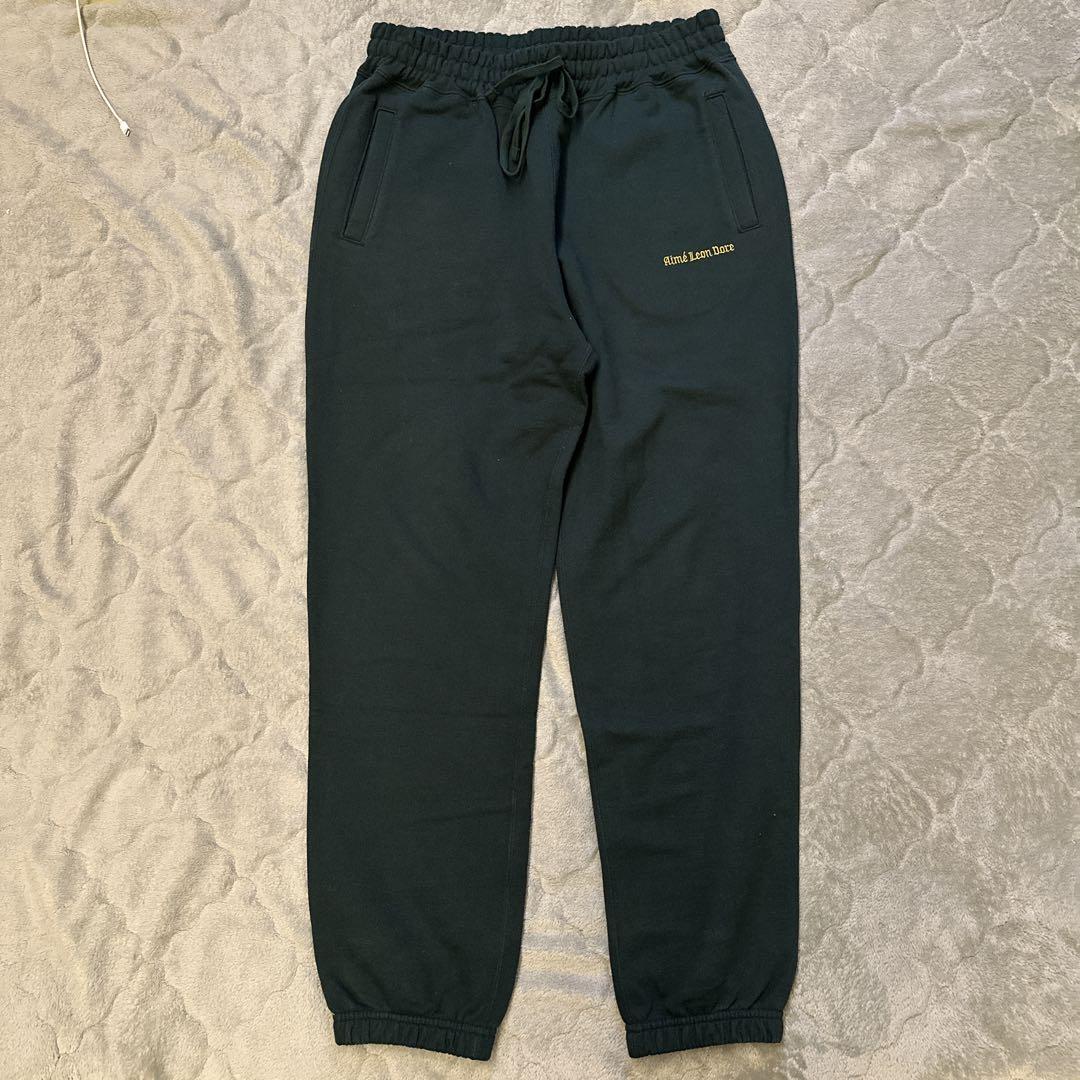 Aimé Leon Dore スウェット パンツ グリーン M