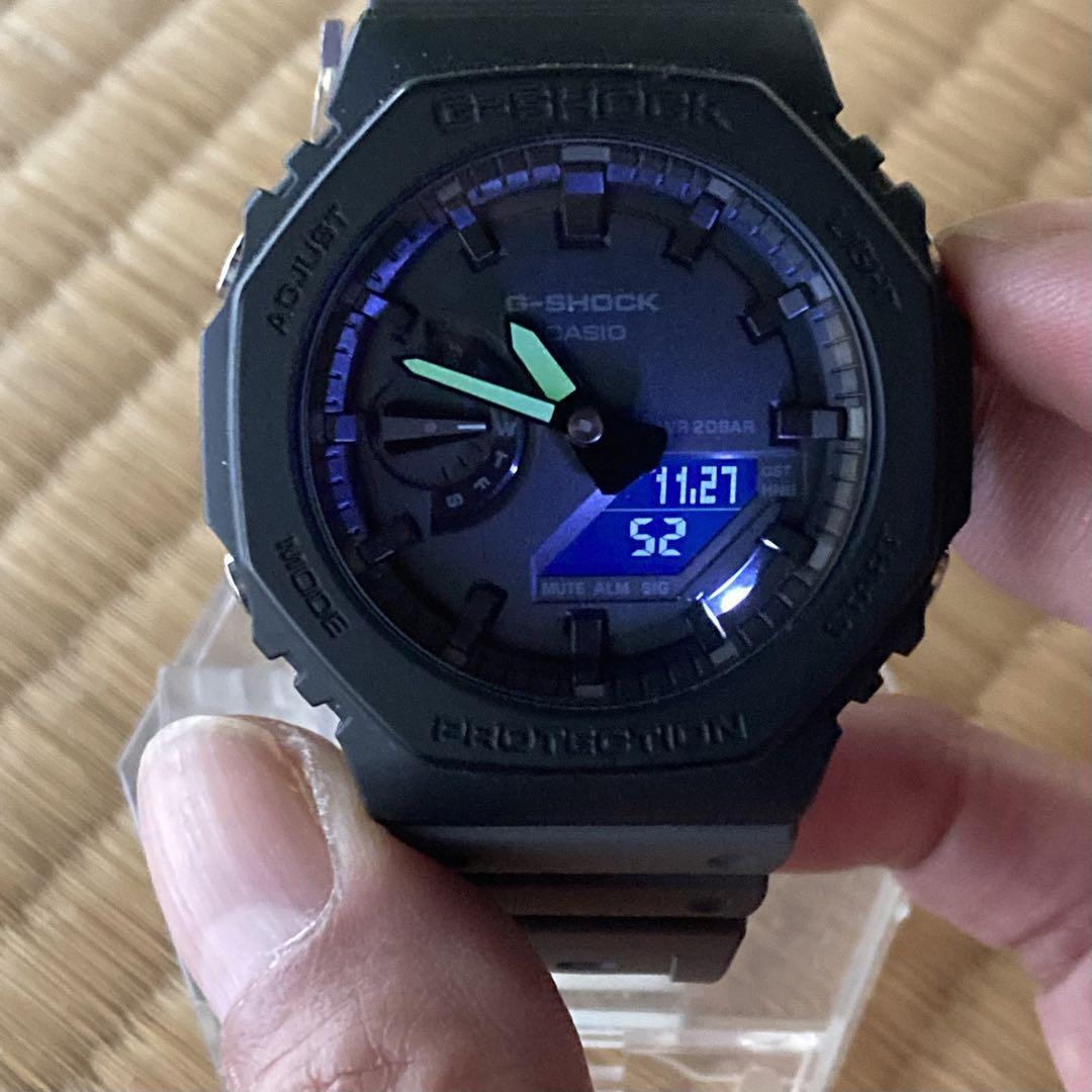 美品】CASIO G-SHOCK GA-2100-1A【ベルト・電池新品】 メンズ