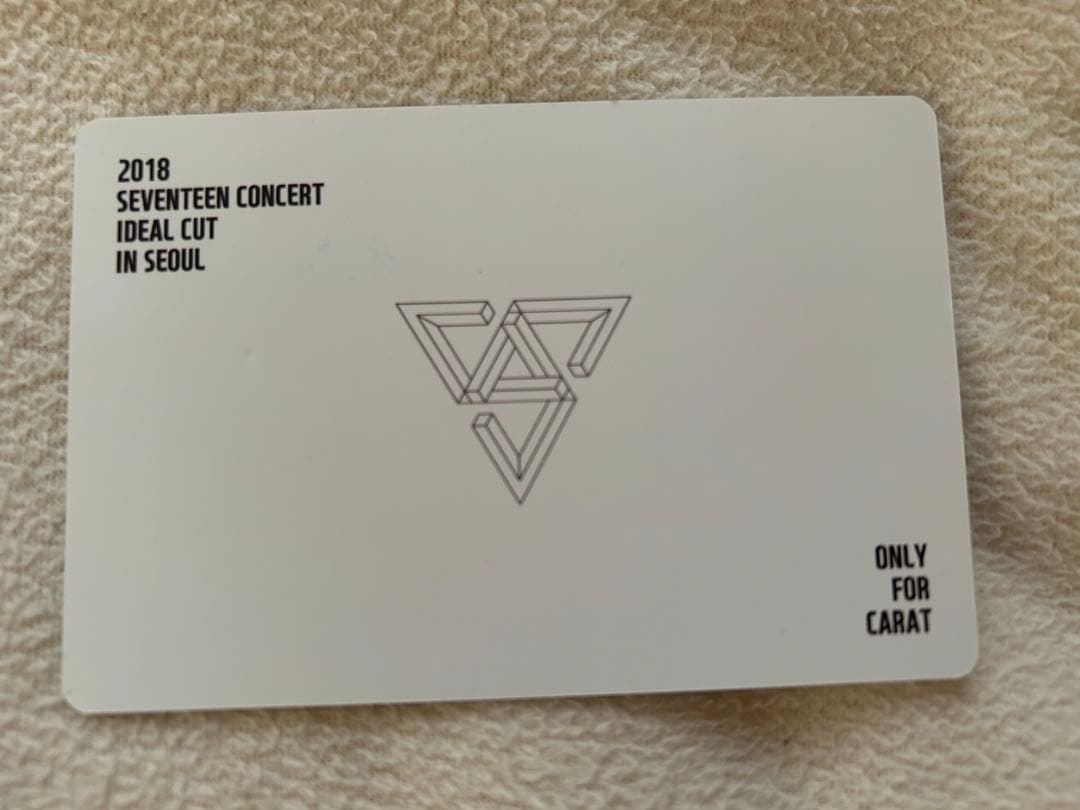 seventeen ホシ carat zone カラットゾーン 2018 
