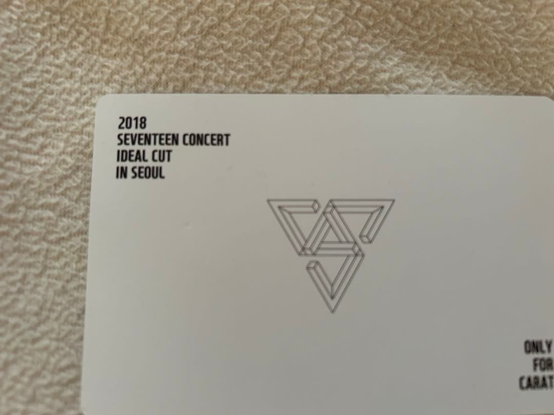 seventeen ホシ carat zone カラットゾーン 2018 