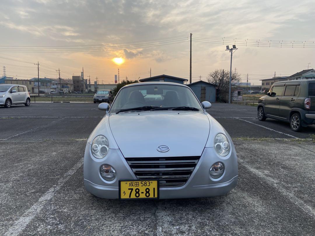 ダイハツコペン l880kシルバーオープンカー車検7年6月