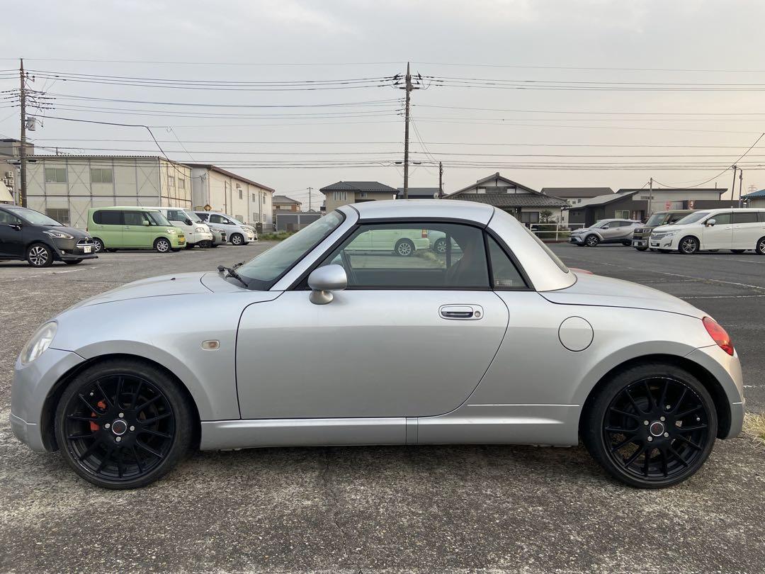 ダイハツコペン l880kシルバーオープンカー車検7年6月