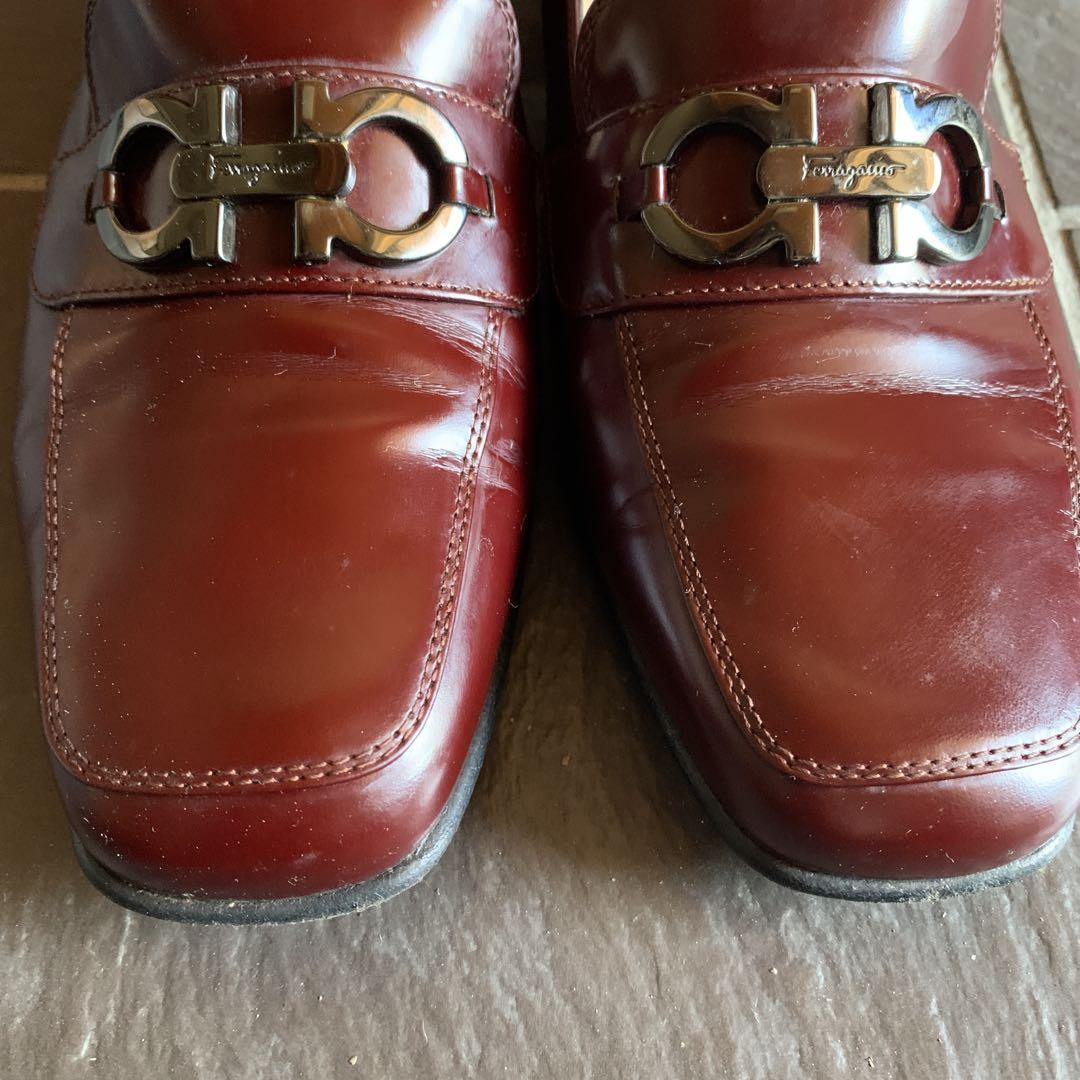 Ferragamo ダークブラウン ローファー