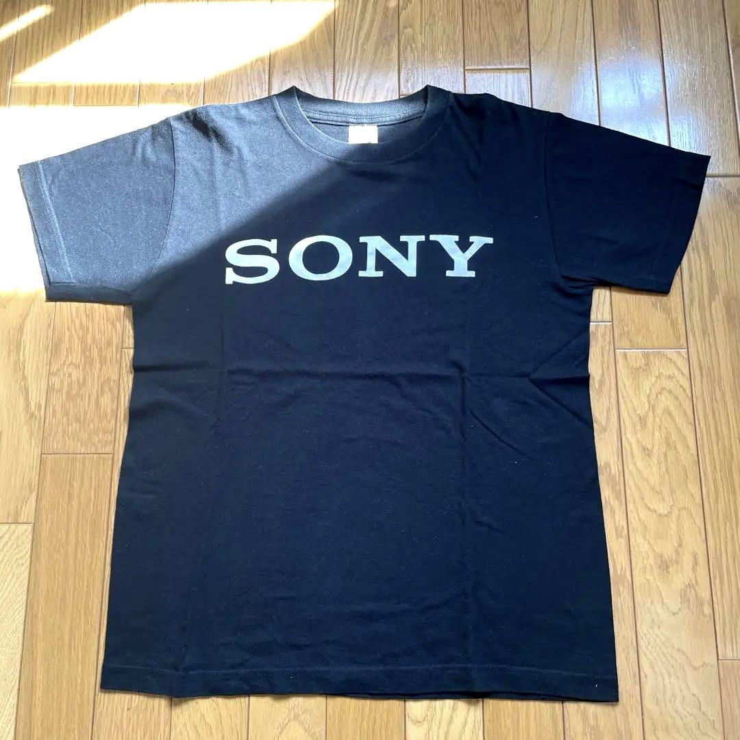 福袋安いいね半額ストア 古着 SONY tシャツ ブラック トップス