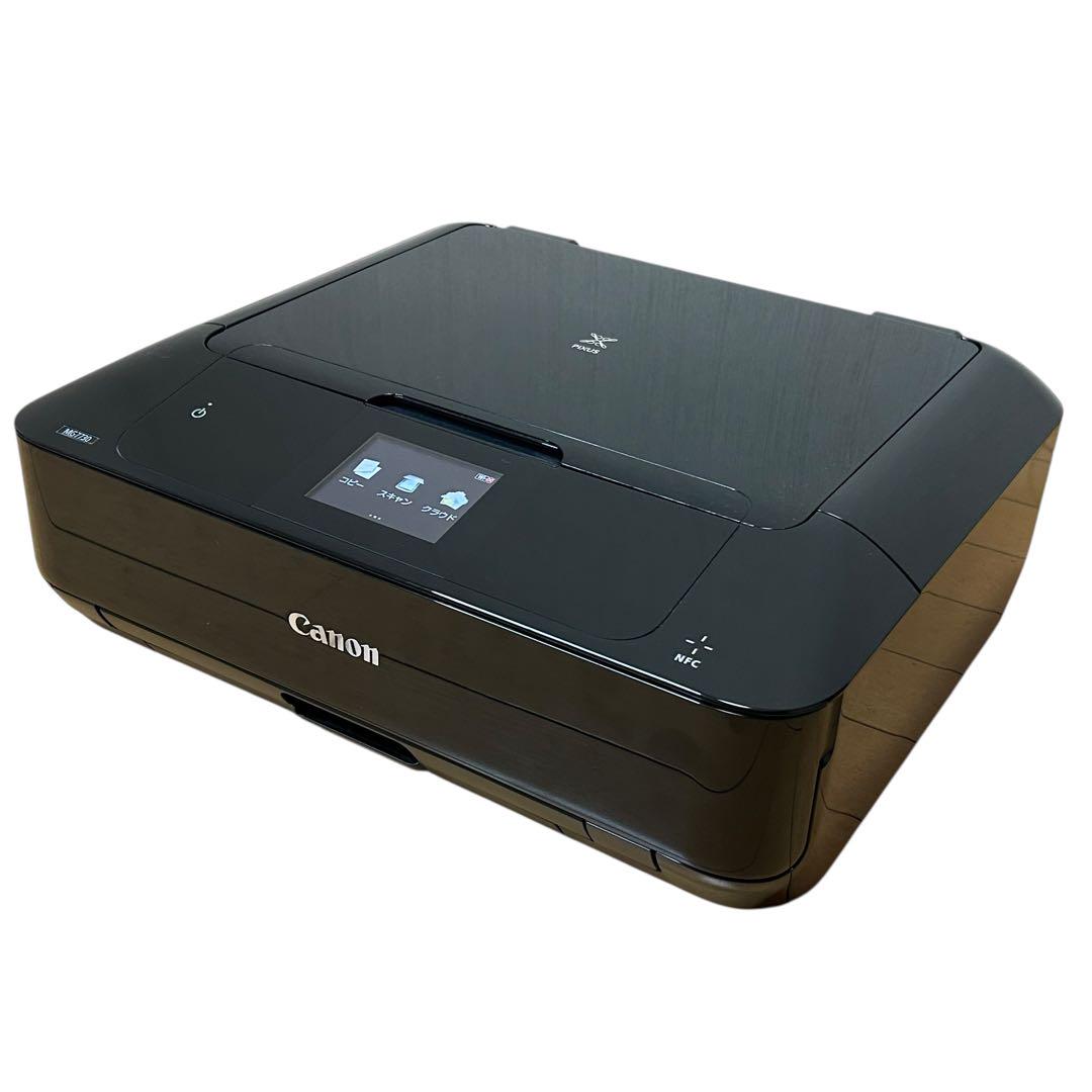美品 CANON PIXUS MG7730 純正インク 電源/USBケーブル付き