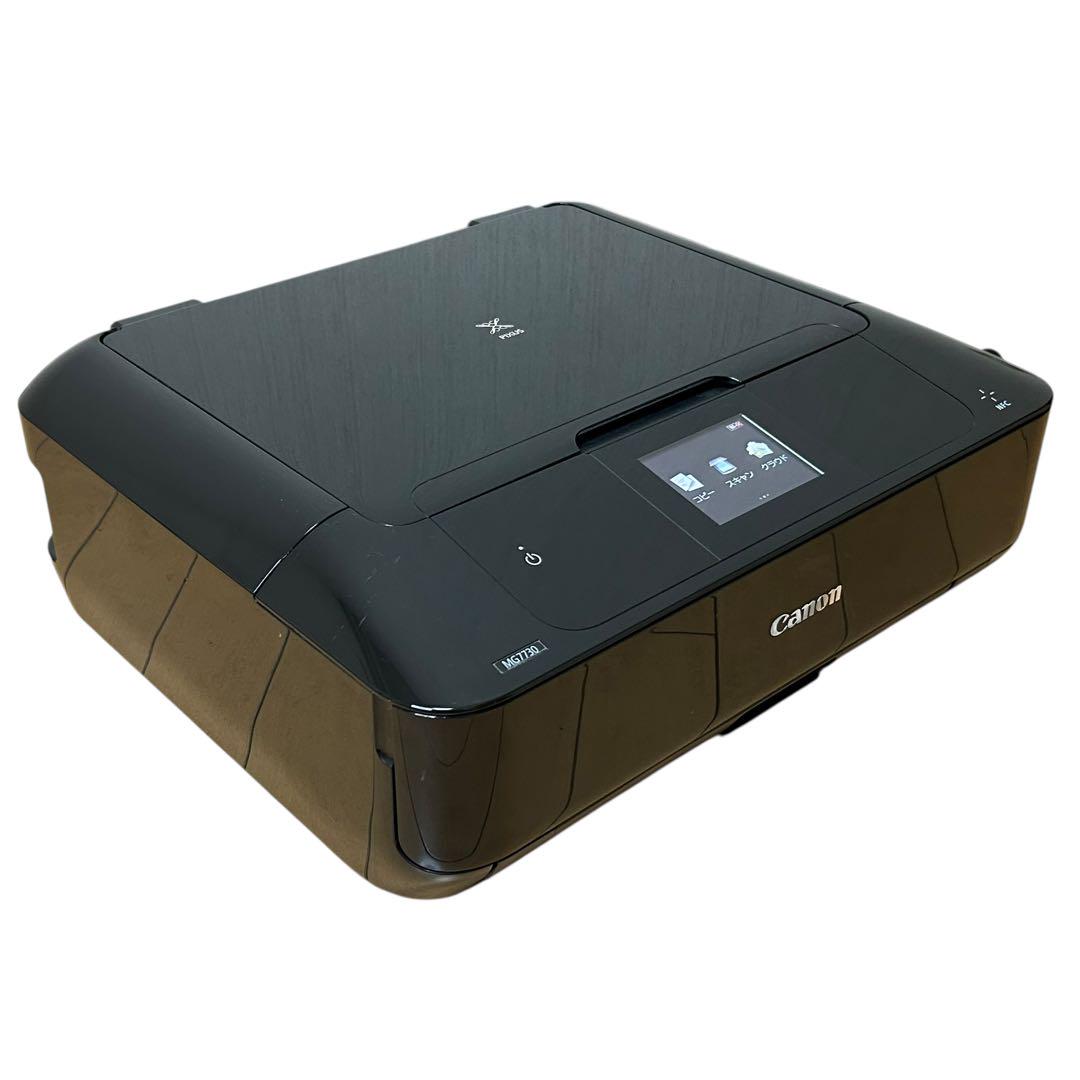 美品 CANON PIXUS MG7730 純正インク 電源/USBケーブル付き