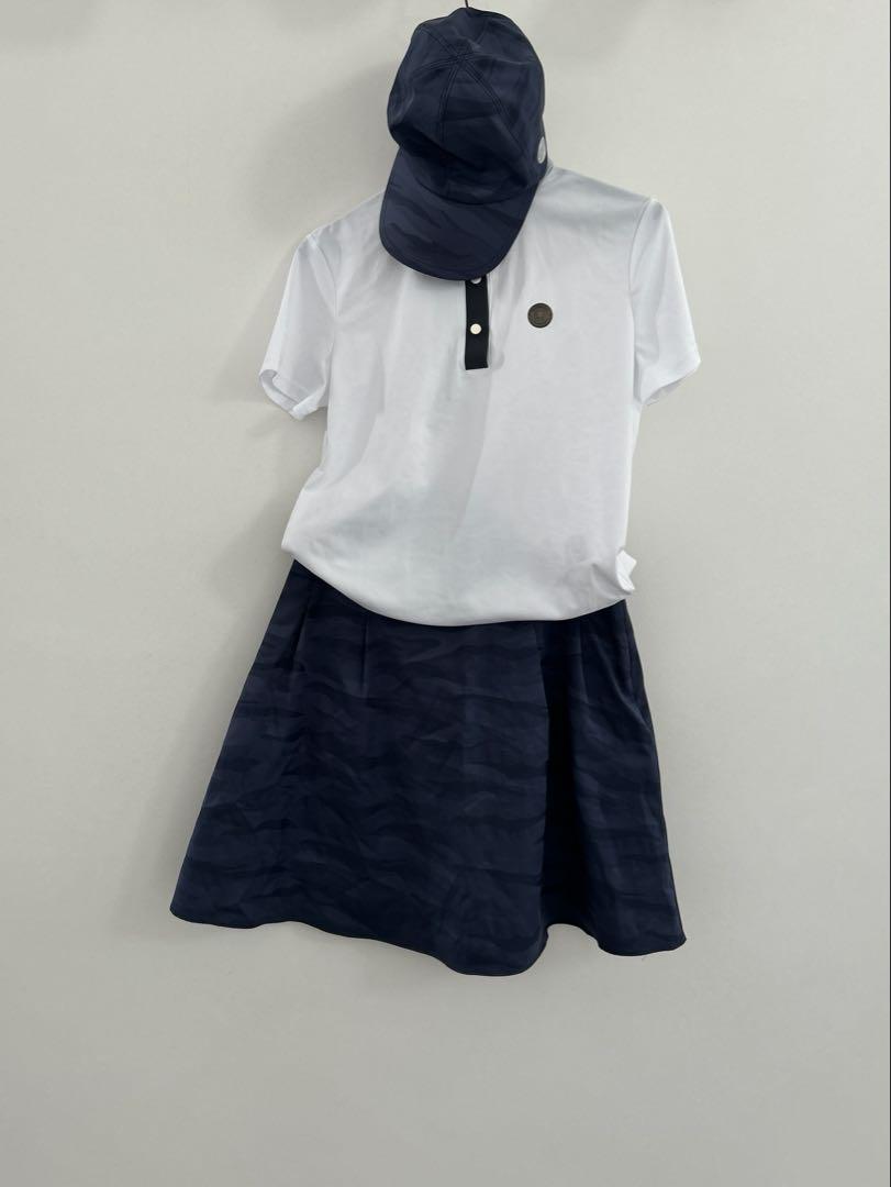 【美品】LANVIN SPORT キャップ＋シャツ＋スカート　セットアップ