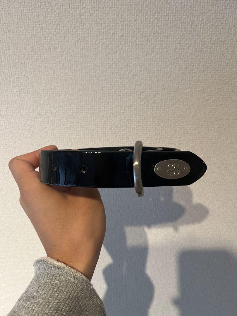 STUSSY PATENT LEATHER BELT S/M
