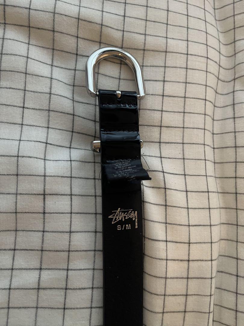 STUSSY PATENT LEATHER BELT S/M