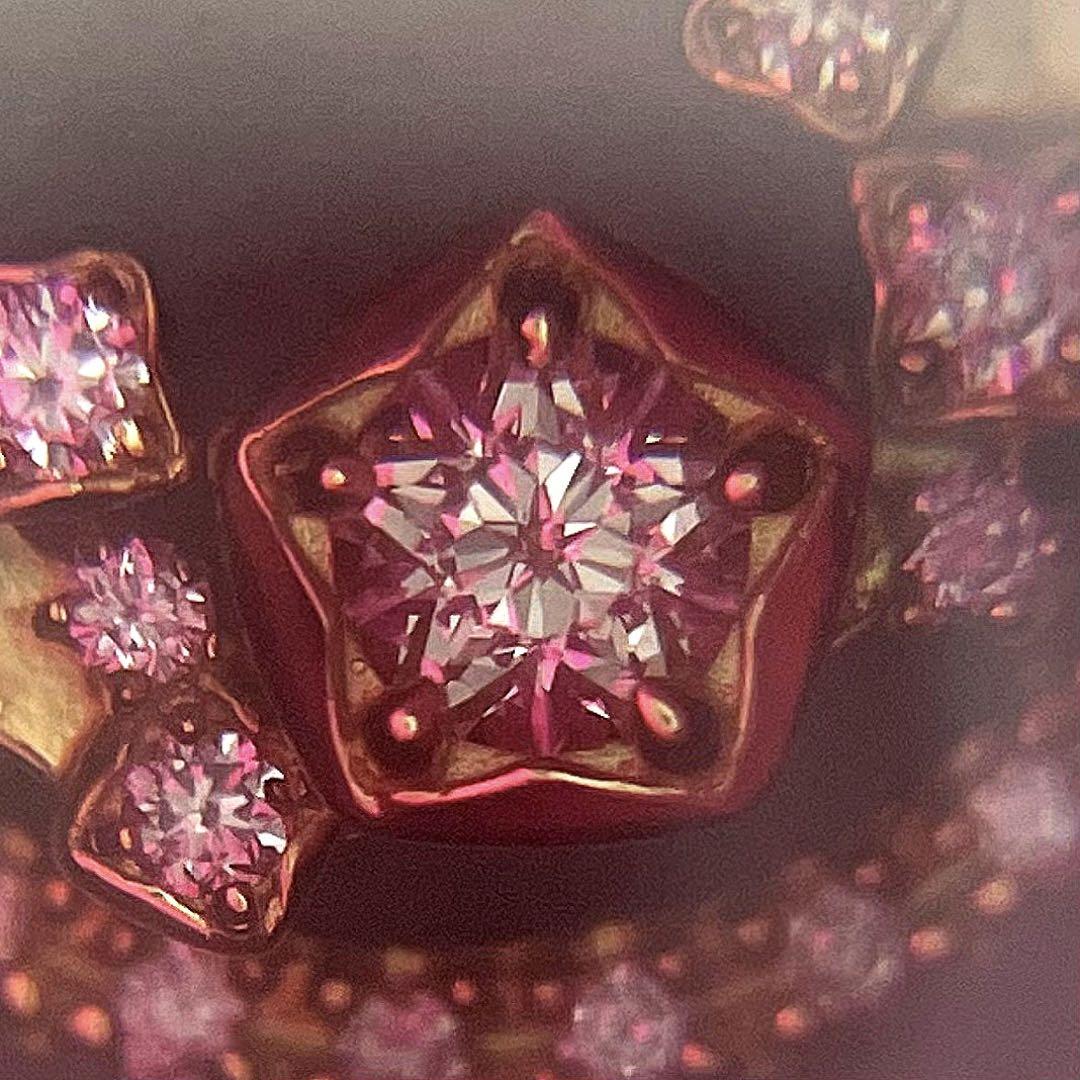 JQ30★高級Wish Upon a Star 0.269ct K18ネックレス 画像3