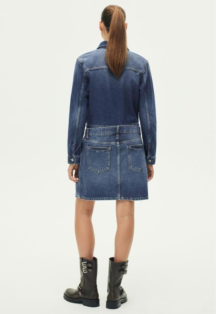 ZARA - ZARA ZW デニムワンピース Mサイズの通販 by dress_me_up's shop｜ザラならラクマ