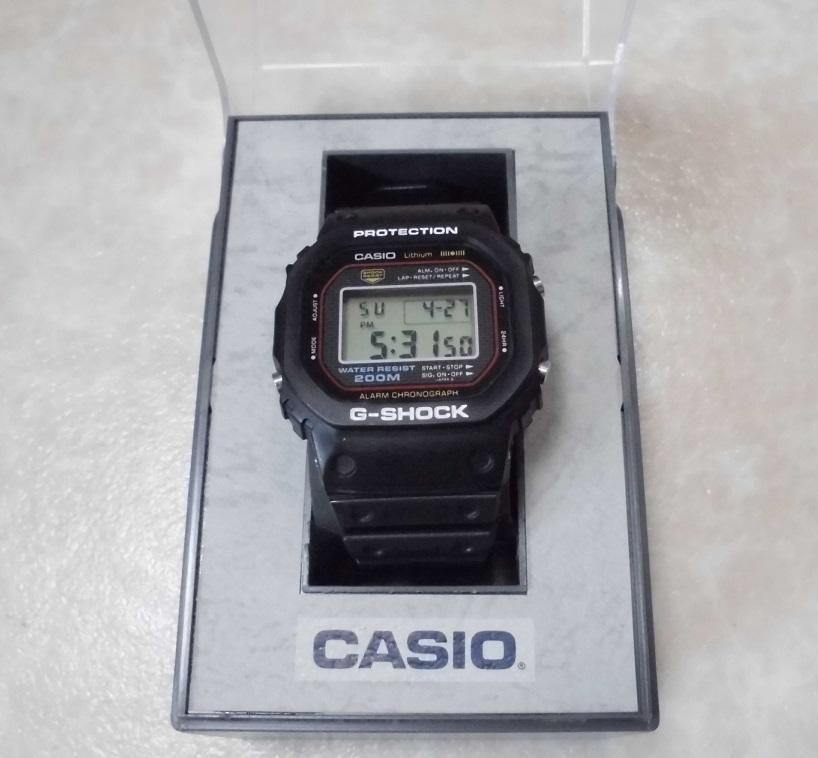 美品!初代カシオ Gショック DW-5000C-1A 1983年発売 ビンテージ 美品!初代カシオ Gショック DW-5000C-1A 1983年発売 ビンテージ