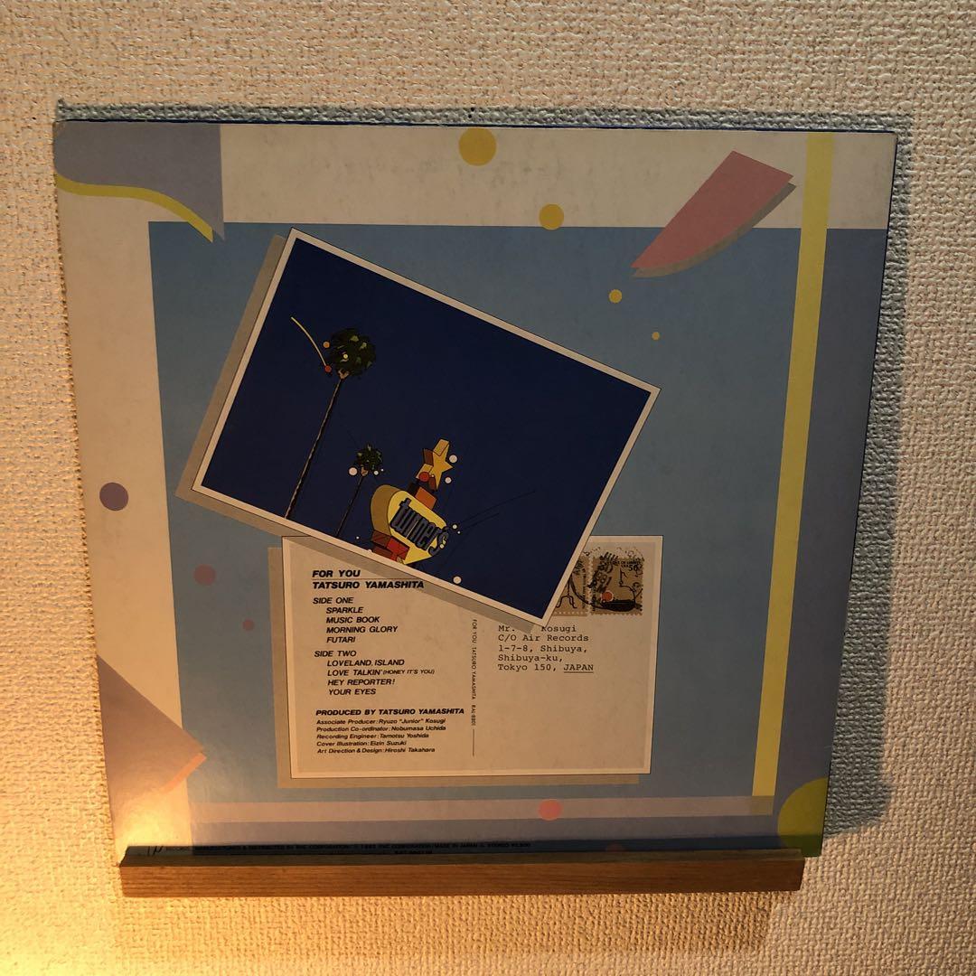 12inch LP 山下達郎 FOR YOU - メルカリ
