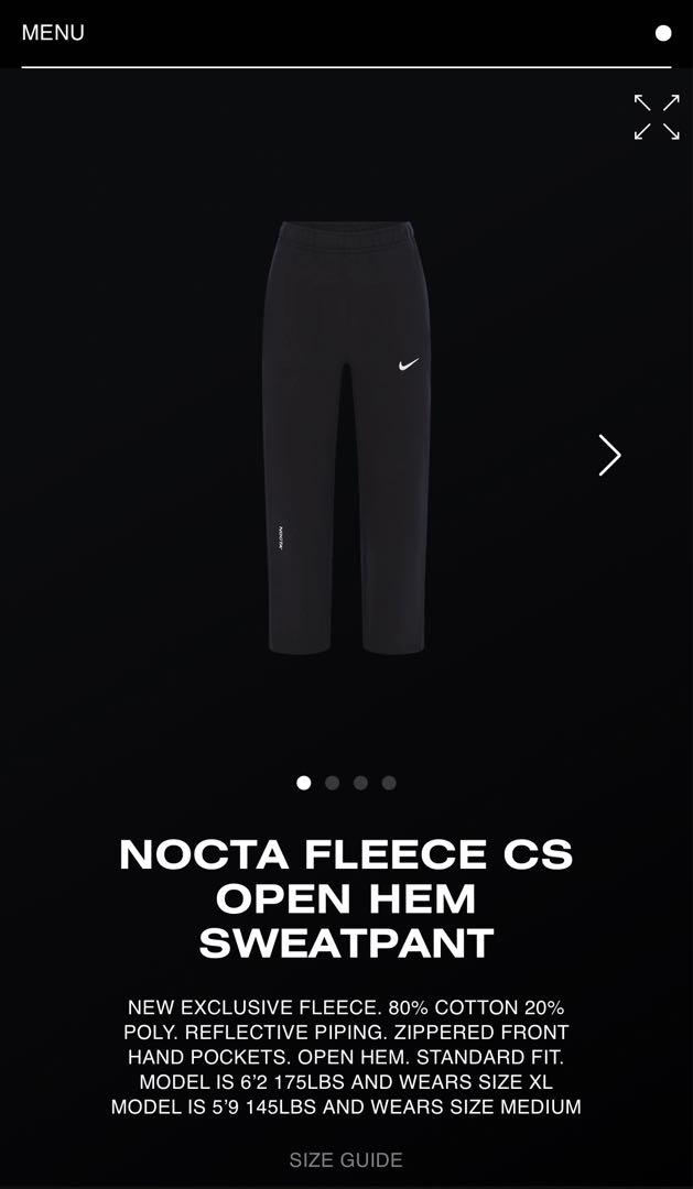 日本未発売 Nike NOCTAスウェットパンツ sweat pants M