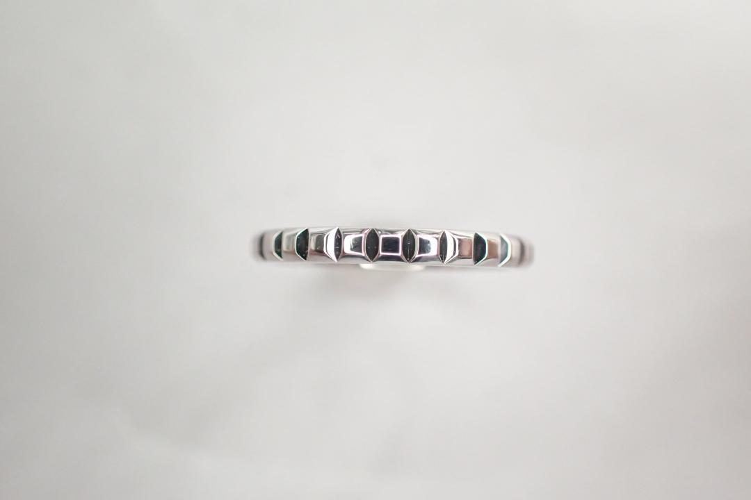 12/美品 ブシュロン Pt950 キャトル クルドパリ スモール リング 指輪