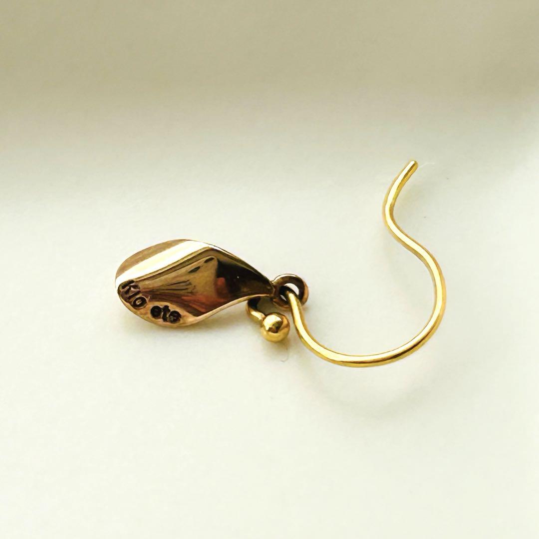 【ete】K10YG フルイド フックピアス ete】K10YG フルイド フックピアスΩ