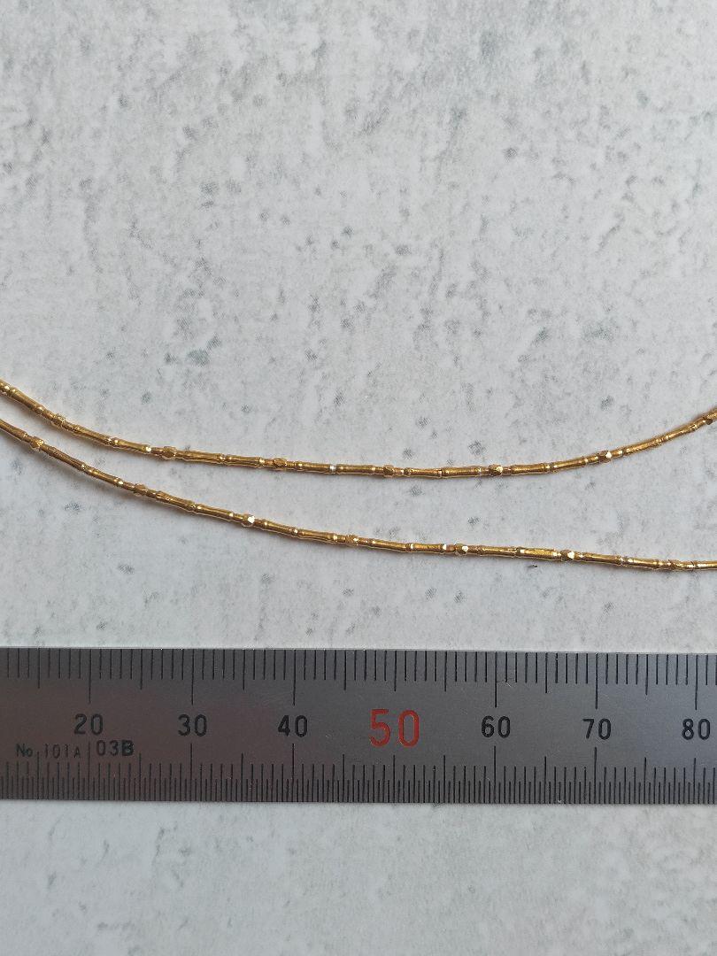 砂ケシ淡水パールとカレンシルバーのセミロングネックレス　ミナペルホネン好きな方に