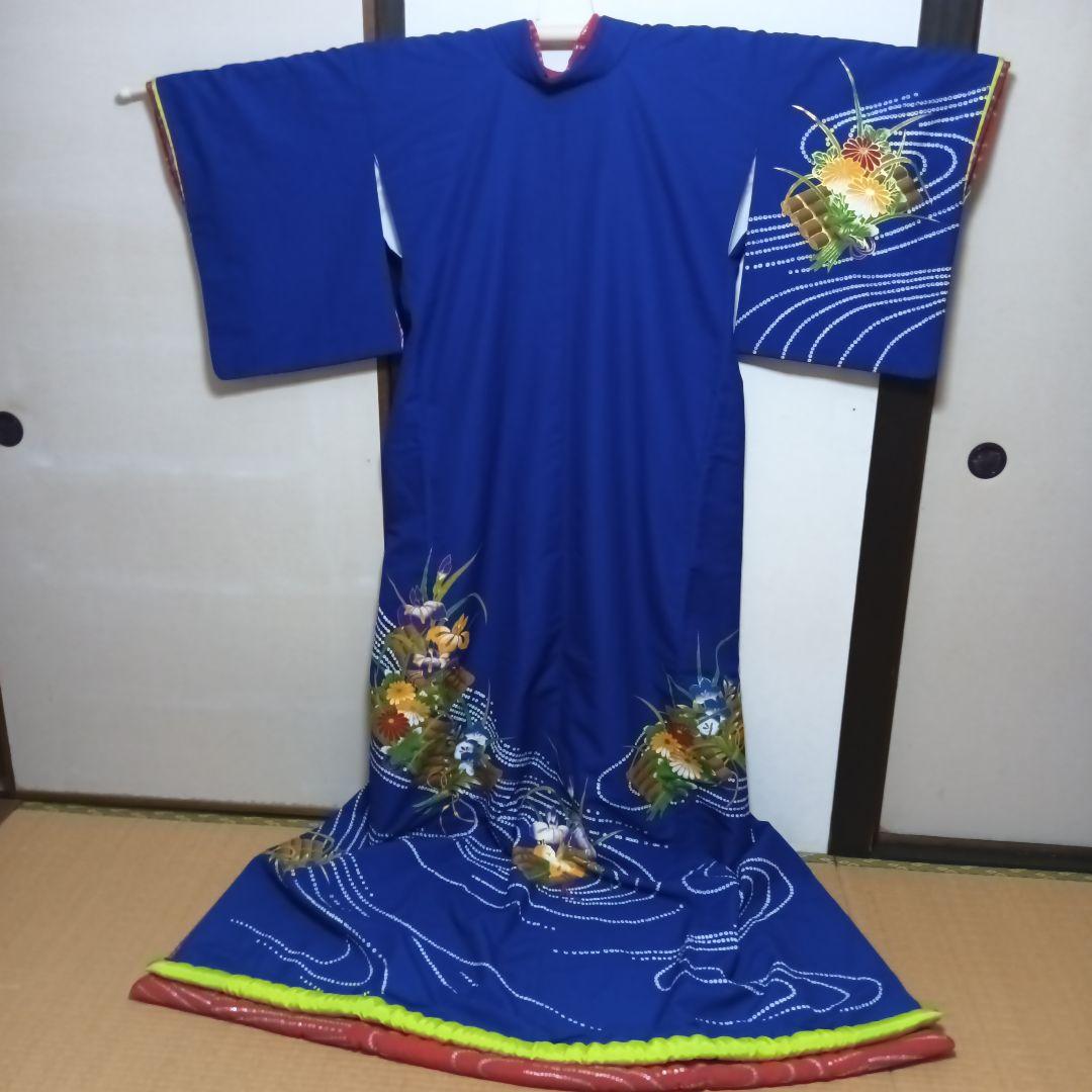 裾引き着物 帯付き