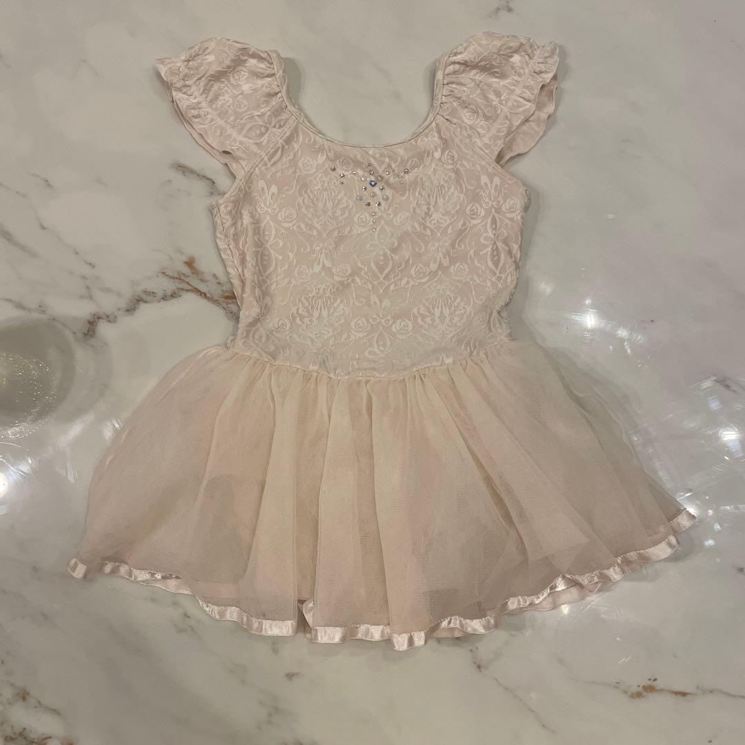 Chacott 130cm チュールスカート付き　レオタード