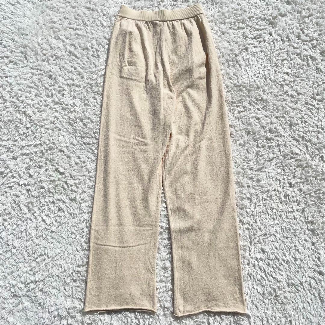 オーラリー ハイゲージコットンパイルパンツ 22SS アイボリー 春 M