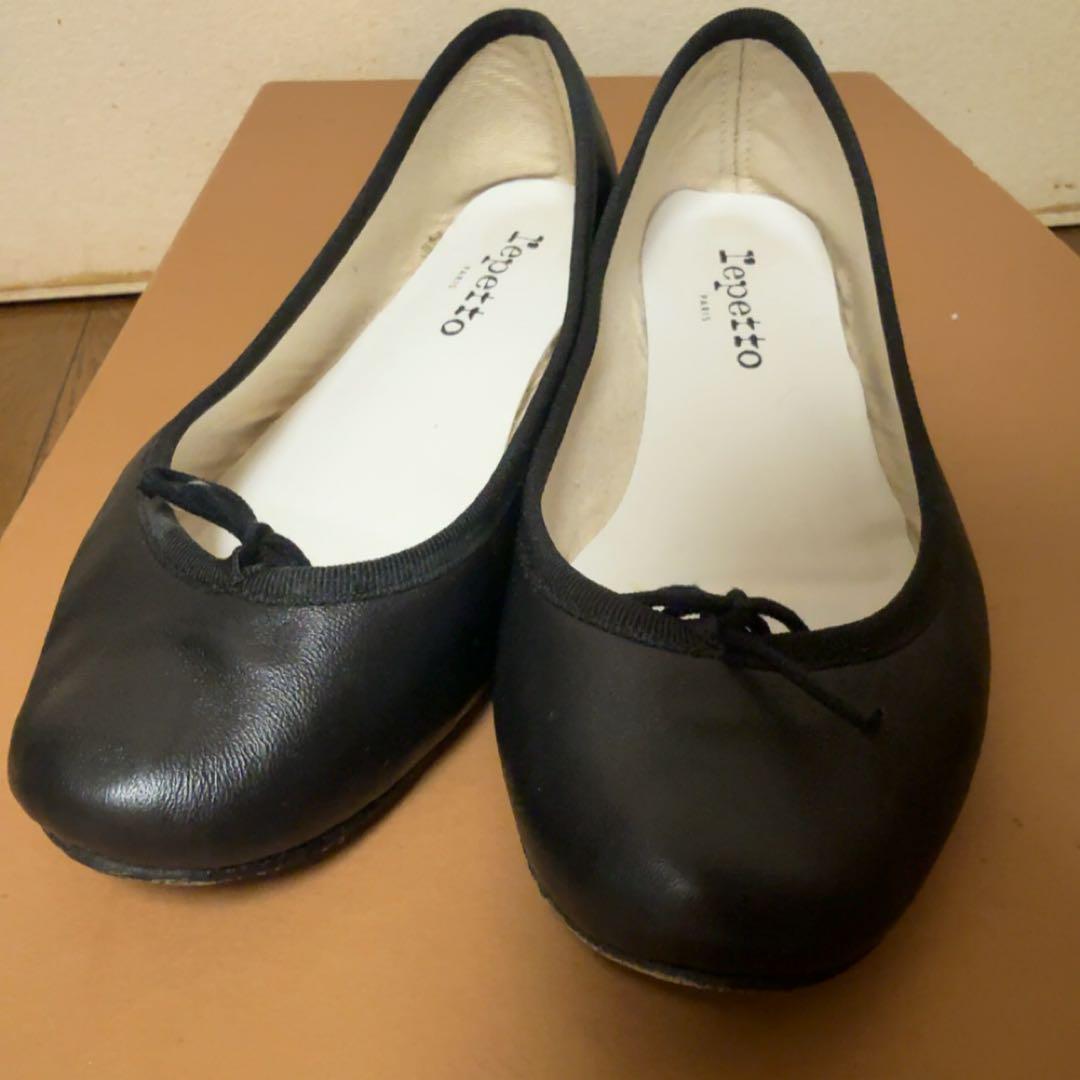 レペット バレエシューズ36.5スムースレザー 黒　最終お値下げ