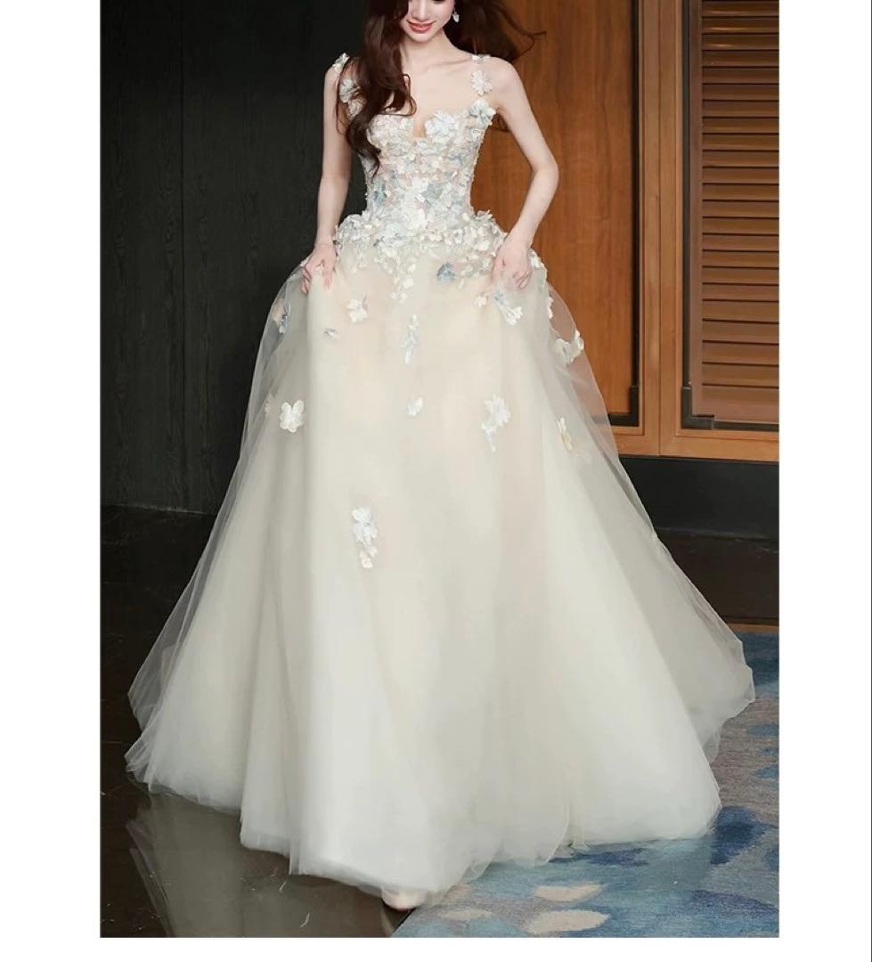 ウェディングドレス　結婚式　撮影　パーティー　ドレス