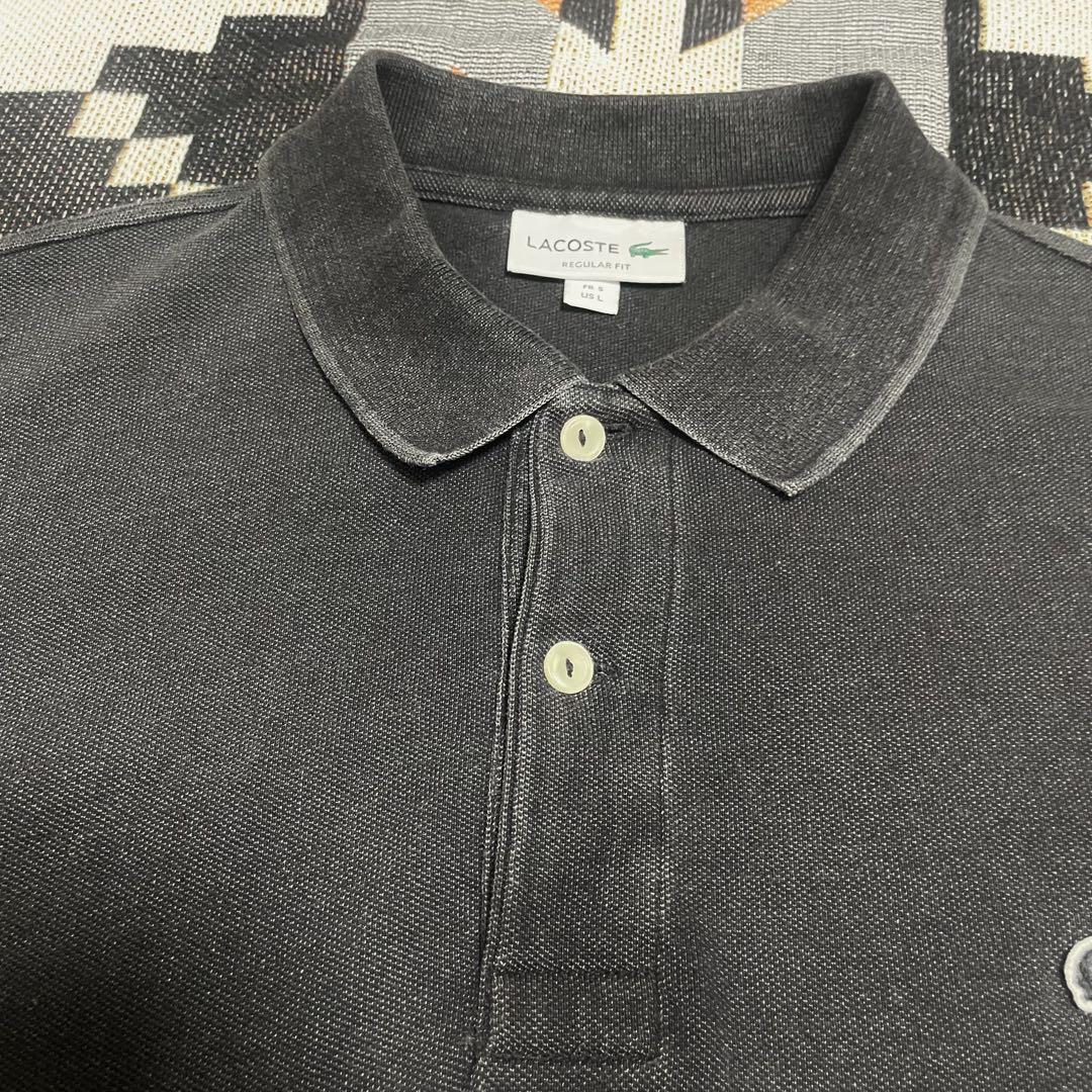 【LACOSTE】indigo polo shirt